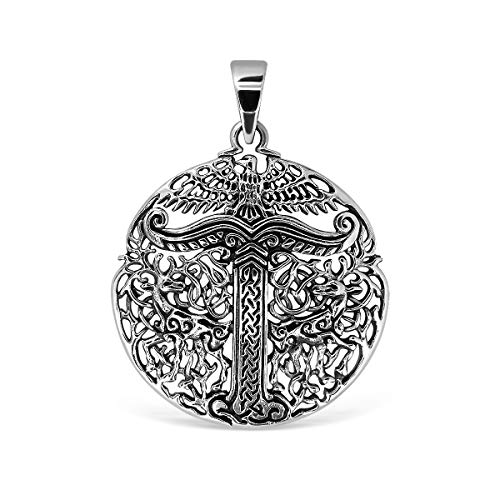 WithLoveSilver Anhänger aus 925er Sterlingsilber, nordischer Wikingerspeer, Irminsul Baum des Lebens, Odin, Sterling-Silber, Kein Edelstein nicht bekannt WithLoveSilver Anhänger aus 925er Sterlingsilber, nordischer Wikingerspeer, Irminsul Baum des Lebens, Odin, Sterling-Silber, Kein Edelstein nicht bekannt von W | S WITHLOVE SILVER