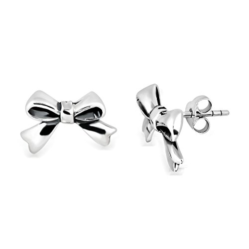 WithLoveSilver Ohrringe Ohrstecker aus 925er Sterlingsilber mit Fliege, Sterling Silber WithLoveSilver Ohrringe Ohrstecker aus 925er Sterlingsilber mit Fliege, Sterling Silber von W | S WITHLOVE SILVER