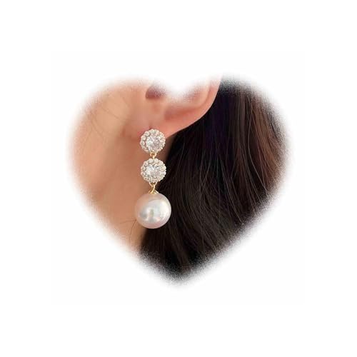 Bohemian Perlen Anhänger Ohrringe Kristall Anhänger Ohrringe Perlen Anhänger Ohrring Schmuck Geschenke für Damen und Mädchen von W WEILIRIAN