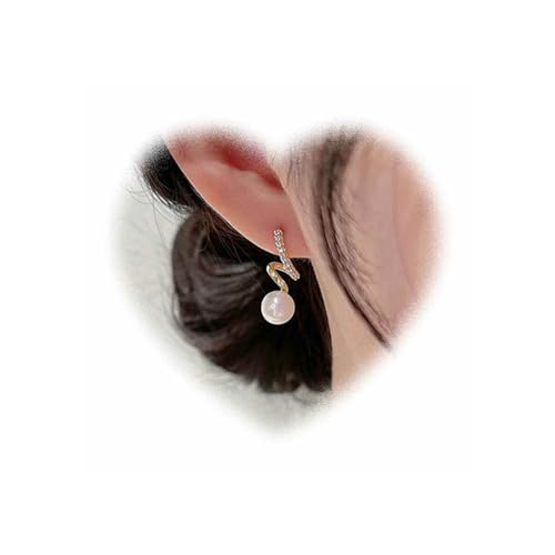 W WEILIRIAN Bohemian Style Perlen Ohrringe für Mädchen Kristall Streifen Ohrringe Perlen AnhängerOhrringe Damen Schmuck Geschenk von W WEILIRIAN