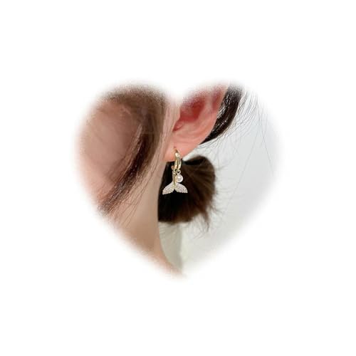 W WEILIRIAN Boho Fischschwanz Ohrringe Kristall Fischschwanz baumeln Ohrringe Gold Perle Ohrringe Ohrringe Meerjungfrau Schwanz Wrap Ohr stecker Strass Meerjungfrau Fischschwanz Ohrringe Schmuck W WEILIRIAN Boho Fischschwanz Ohrringe Kristall Fischschwanz baumeln Ohrringe Gold Perle Ohrringe Ohrringe Meerjungfrau Schwanz Wrap Ohr stecker Strass Meerjungfrau Fischschwanz Ohrringe Schmuck von W WEILIRIAN