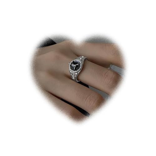 W WEILIRIAN Vintage Uhrenring Silber Uhr Knuckle Ring Uhr Offener Finger Ring Retro Stapelring Einstellbare handgemachte Ring Schmuck für Frauen und Mädchen (Silber) von W WEILIRIAN