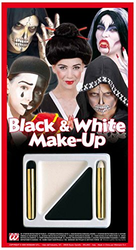 W WIDMANN MILANO Party Fashion 4012B, Halloween Make-up Set in Schwarz und Weiß, benutzerfreundlich, vielseitige Farben, garantierte Sicherheit, perfekt für Themenpartys, Unisex Adult, One Size W WIDMANN MILANO Party Fashion 4012B, Halloween Make-up Set in Schwarz und Weiß, benutzerfreundlich, vielseitige Farben, garantierte Sicherheit, perfekt für Themenpartys, Unisex Adult, One Size von W WIDMANN MILANO Party Fashion