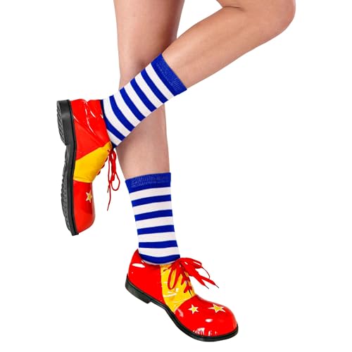 W WIDMANN MILANO Party Fashion - Ringelstrümpfe für Erwachsene, Accessoire für Clown Kostüme uvm. von W WIDMANN MILANO Party Fashion