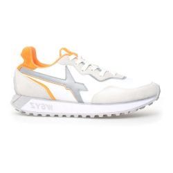 W6yz Herren Weiß Technik-sneaker Mit Wildleder Akzenten von W6yz