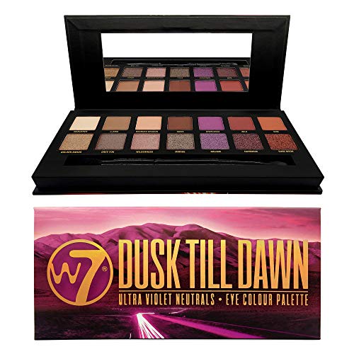 W7 Dusk Till Dawn Ultra Violet Neutrals 14 Colour Eye Shadow Palette von W7