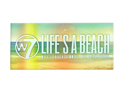 W7 W7 Life 's A Beach Metallic 12 Eye Farbe Palette 9,6 g von W7