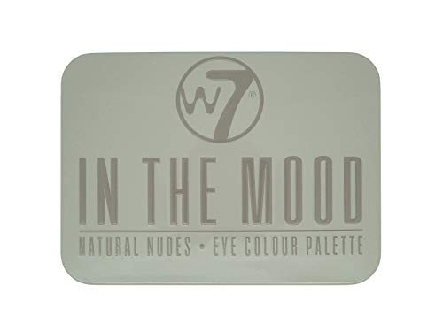 w7 In the Mood natural nudes eye shadow palette - Make up palette mit 6 pigmentierten leuchtenden lidschatten von W7