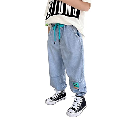 WA3A Baby Boys'Denim Pants,Summer Jogger Jeans for Kids (as3, Age, 6_Years, 7_Years, Regular, 6-7 Years) von WA3A