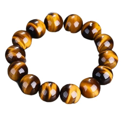 WAAHG 1 Stück Mode Tigerauge Armbänder Männer Natur Perlen Armbänder für Frauen Naturstein Armband für Männer Handgemachter Schmuck-20mm Tigerauge,23cm WAAHG 1 Stück Mode Tigerauge Armbänder Männer Natur Perlen Armbänder für Frauen Naturstein Armband für Männer Handgemachter Schmuck-20mm Tigerauge,23cm von WAAHG