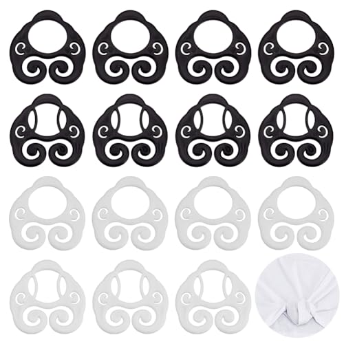 WADORN 16 Packung 4 Stile Hemd Cinch Für Damen Kleidungsclip Kunststoff Kleidungsclips 50.5cm Verstellbarer Taillenmieder Taillenspanner Verschlüsse Für Alltags Outfits Party Kleidung Passendes von WADORN