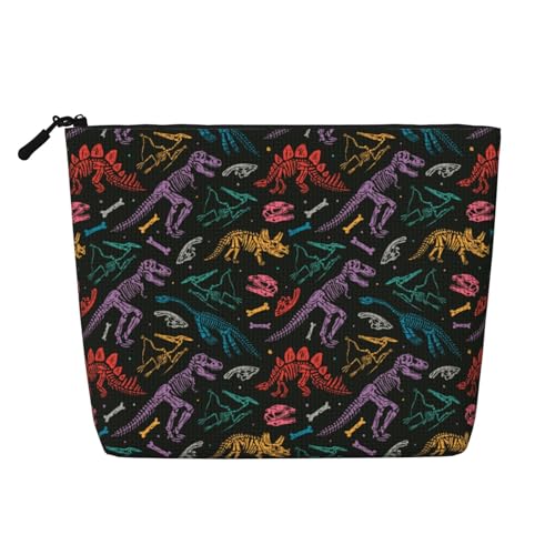 Tyrannosaurus Dinosaurier Make-up-Taschen Reise Make-up-Tasche Reißverschluss Kosmetiktasche für Frauen von WAFICAC