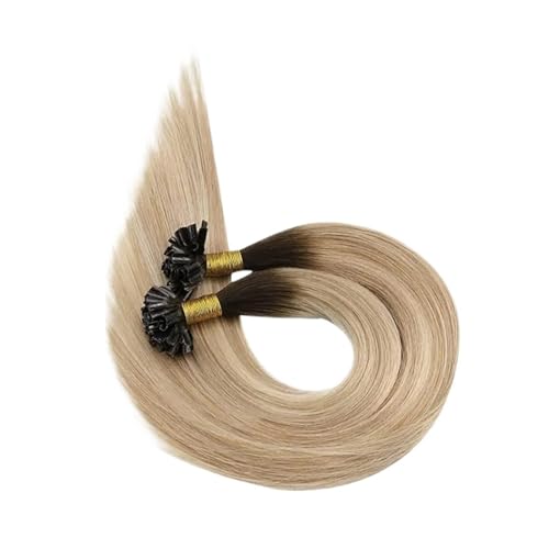 100 Strähnen U-Tip Haarverlängerungen Echthaar Remy Haar Nagelspitzen Echthaar Haarverlängerungen For Frauen Einfach Zu Verwenden(3-8-22,24inches) von WAFOHSR