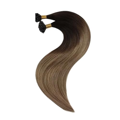 100 Strähnen U-Tip Haarverlängerungen Echthaar Remy Haar Nagelspitzen Echthaar Haarverlängerungen For Frauen Einfach Zu Verwenden(4-10-16,22inches) von WAFOHSR
