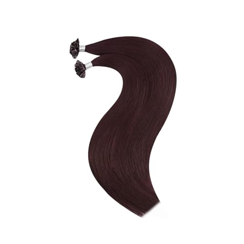100 Strähnen U-Tip Haarverlängerungen Echthaar Remy Haar Nagelspitzen Echthaar Haarverlängerungen For Frauen Einfach Zu Verwenden(99J,22inches) von WAFOHSR