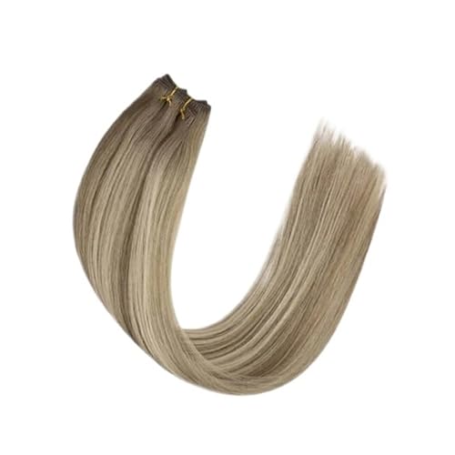 Haartressen Echthaar-Extensions For Einnähen, 50 G/Set, Haarverlängerungen For Frauen Einfach Zu Verwenden(16inches,8-8-613) von WAFOHSR