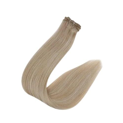 Haartressen Echthaar-Extensions For Einnähen, 50 G/Set, Haarverlängerungen For Frauen Einfach Zu Verwenden(24 Inches,P18-613) von WAFOHSR