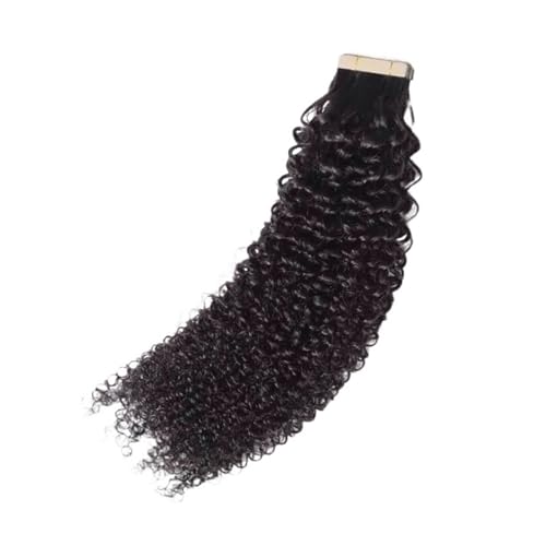 Kinky Curly Tape In Haarverlängerungen, Unbehandeltes Echthaar, Kinky Curly Tape Ins For Frauen, Unsichtbar, Nahtlos, Hautschuss Einfach Zu Verwenden(20 pcs,18 inches 45cm) von WAFOHSR