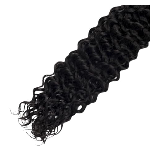 Micro Loop Echthaarverlängerungen Wasserwelle Natürliche Echthaarkapsel Keratin Haarverlängerungen For Frauen Einfach Zu Verwenden(#1,24 inches) von WAFOHSR
