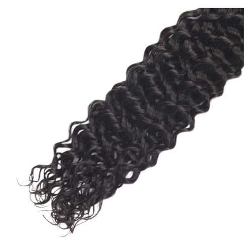Micro Loop Echthaarverlängerungen Wasserwelle Natürliche Echthaarkapsel Keratin Haarverlängerungen For Frauen Einfach Zu Verwenden(#1B,14inches) von WAFOHSR