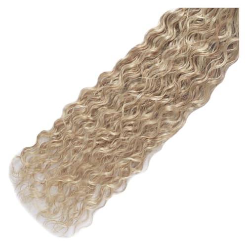 Micro Loop Echthaarverlängerungen Wasserwelle Natürliche Echthaarkapsel Keratin Haarverlängerungen For Frauen Einfach Zu Verwenden(P27/613,14inches) von WAFOHSR