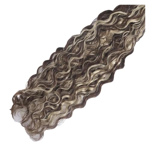 Micro Loop Echthaarverlängerungen Wasserwelle Natürliche Echthaarkapsel Keratin Haarverlängerungen For Frauen Einfach Zu Verwenden(P6/613,24 inches) von WAFOHSR