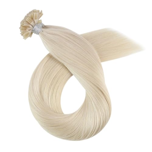 Nails Tip Haarverlängerungen Echthaar Haarmaschine Remy For Frauen Straight Utip Extensions Einfach Zu Verwenden(60A,20inches) von WAFOHSR