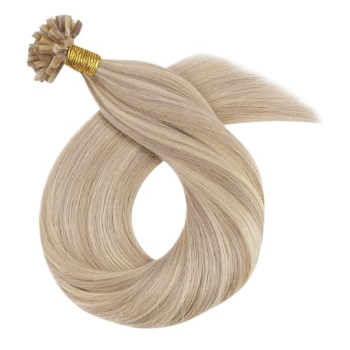 Nails Tip Haarverlängerungen Echthaar Haarmaschine Remy For Frauen Straight Utip Extensions Einfach Zu Verwenden(P18-613,24inches) von WAFOHSR