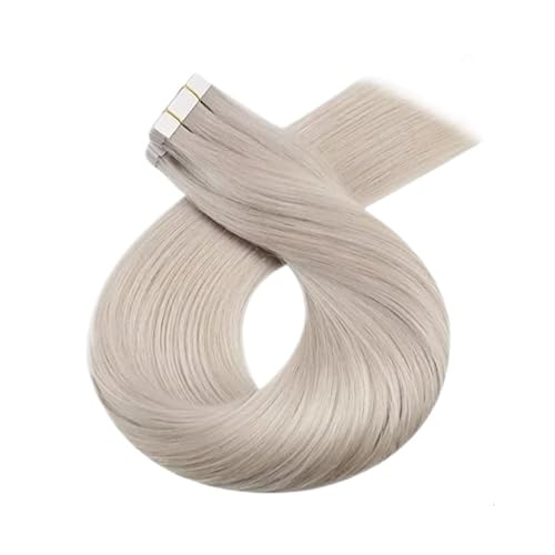 Tape-in-Haarverlängerungen, Echthaar, For Frauen, Unsichtbar, Nahtlos, PU-Hautschuss, Glattes Haar, Tape-ins Einfach Zu Verwenden(12 inches,60A) von WAFOHSR