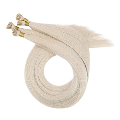 Tip Hair Extensions Echthaar Remy Haar Nagelspitzen Echthaar Haarverlängerungen For Frauen Einfach Zu Verwenden(100 Strands,1000_14INCHES) von WAFOHSR