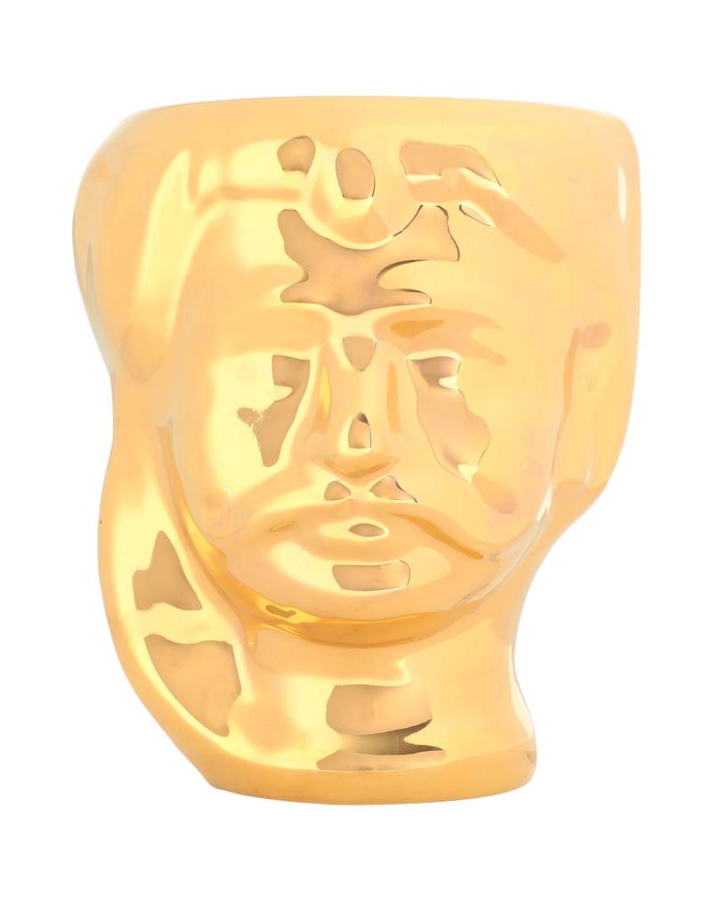 WAITING FOR THE BUS Vase Unisex Gold von WAITING FOR THE BUS