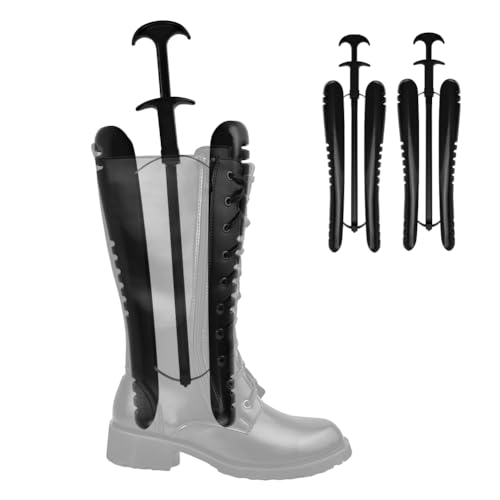 Stiefelspanner für Damen, kniehohe Stiefel, tolle Unterstützung, formende Einsätze, für Damen- und Herrenschuhe, Schwarz von WAJJ
