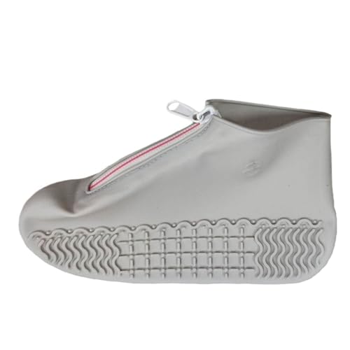 WAJJWI 2 Pairs Anti-slip Abdeckung for Schuhe Zubehör Wiederverwendbare Männer Regen Abdeckungen Frauen Schuhe Abdeckungen Wasserdichte Schuh Abdeckungen Galoschen für Outdoor(Gray,XL) von WAJJWI