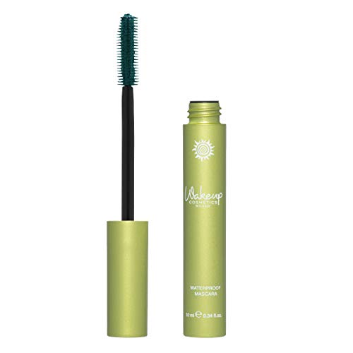 Wakeup Cosmetics - Wasserfeste Wimperntusche, angereichert mit Vitamin E und Jojobaöl, Farbe Grün von WAKE UP COSMETIC MILANO