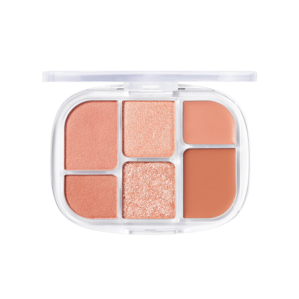 WAKEMAKE - Soft Sheer Multi Palette - 6.4g - 01 Coral Hertz von WAKEMAKE