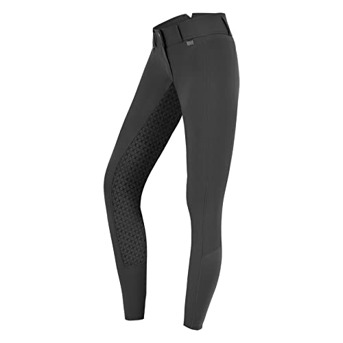ELT Reithose Micro Sport Silikon High Waist, 140, grau von WALDHAUSEN