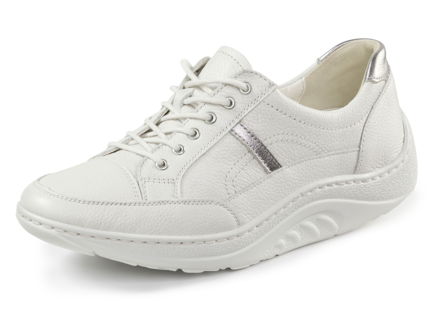 Waldläufer Schnürschuh mit Abrollfunktion, Schuhgröße 6, Naturweiss Waldläufer Schnürschuh mit Abrollfunktion, Schuhgröße 6, Naturweiss von Waldläufer