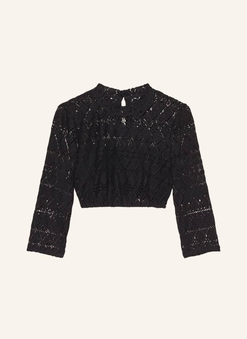 Waldorff Dirndlbluse Aus Spitze schwarz von WALDORFF