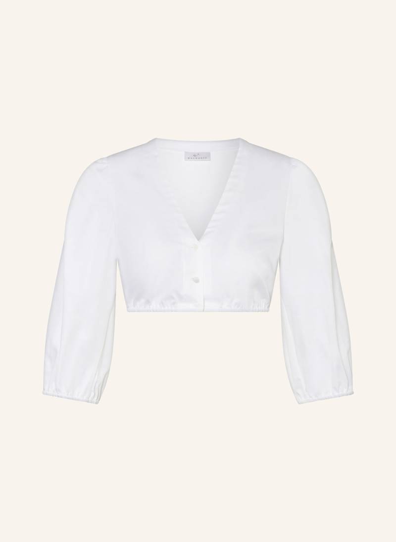 Waldorff Dirndlbluse Mit 3/4-Arm weiss von WALDORFF