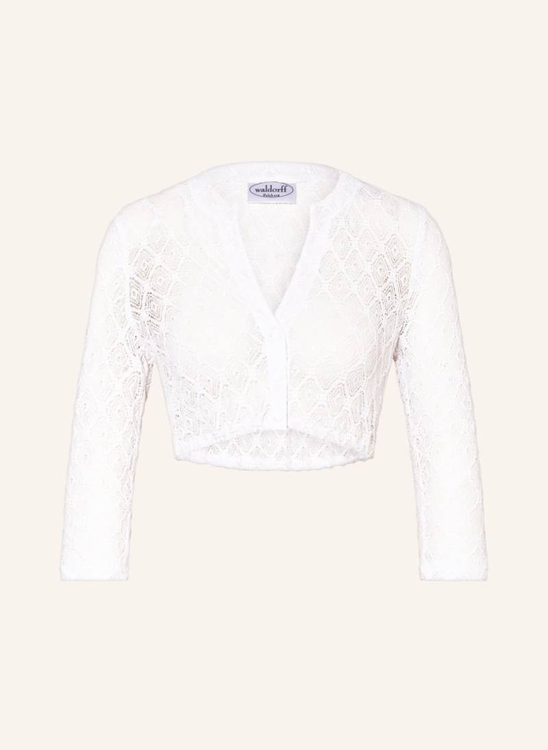 Waldorff Dirndlbluse Aus Spitze Mit 3/4-Arm weiss von WALDORFF