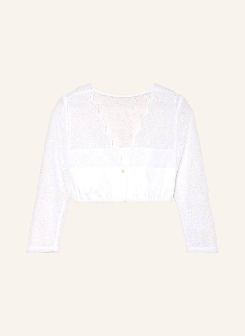 Waldorff Dirndlbluse Mit 3/4-Arm weiss von WALDORFF