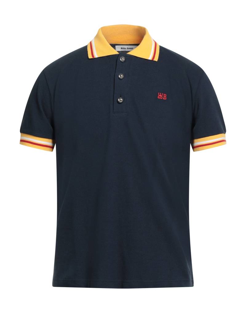 WALES BONNER Poloshirt Herren Marineblau WALES BONNER Poloshirt Herren Marineblau von WALES BONNER
