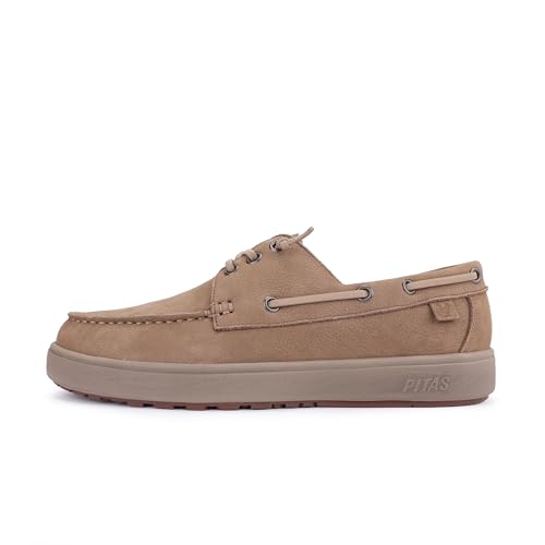 MOCASSINI Uomo PITAS DAIKI LEATHER 57 BEIGE von WALK IN PITAS