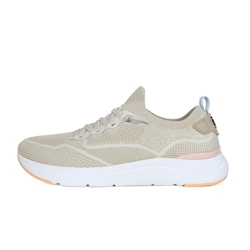 WALK IN PITAS | CUE Woman | Damen-Sneakers | Bootsschuhe | Toe Shoes | Slip on Loafer | Mokassins | Sommerschuhe | Schlupfschuhe | Freizeitschuhe | PITAS Schuhe | Beige 37 von WALK IN PITAS