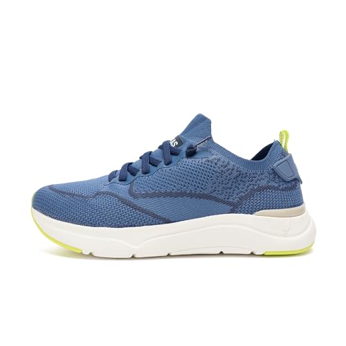 WALK IN PITAS | CUE Woman | Damen-Sneakers | Bootsschuhe | Toe Shoes | Slip on Loafer | Mokassins | Sommerschuhe | Schlupfschuhe | Freizeitschuhe | PITAS Schuhe | Blau 39 von WALK IN PITAS