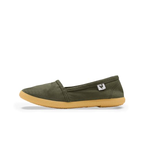 WALK IN PITAS | Camping | Espadrilles | Bootsschuhe | Toe Shoes | Slip on Loafer | Mokassins | Sommerschuhe | Sneakers | Schlupfschuhe | Freizeitschuhe | PITAS Schuhe | Kaki 41 von WALK IN PITAS