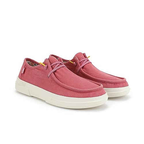 WALK IN PITAS | Dafne | Damen-Mokassins | Bootsschuhe | Toe Shoes | Slip on Loafer | Sneakers | Sommerschuhe | Schlupfschuhe | Freizeitschuhe | PITAS Schuhe | Erdbeere 40 von WALK IN PITAS