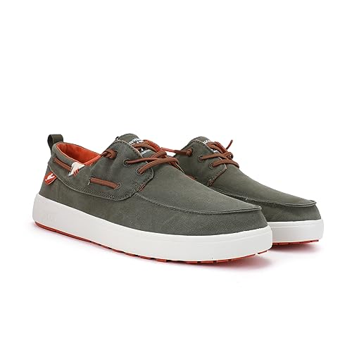WALK IN PITAS | Maui | Herren Mokassins | Flache Slipper für Männer | Slip on Loafer | Sneakers | Schlupfschuhe | Freizeitschuhe | Walkinpitas Schuhe | Kaki 44 von WALK IN PITAS