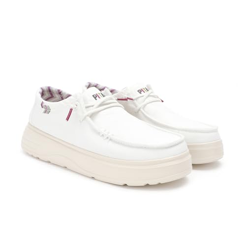 WALK IN PITAS | Natal | Damen-Mokassins | Bootsschuhe | Toe Shoes | Slip on Loafer | Sneakers | Sommerschuhe | Schlupfschuhe | Freizeitschuhe | PITAS Schuhe | Weiß 40 von WALK IN PITAS