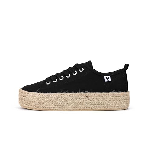 WALK IN PITAS | Tina | Damen-Sneakers | Bootsschuhe | Toe Shoes | Slip on Loafer | Mokassins | Sommerschuhe | Schlupfschuhe | Freizeitschuhe | PITAS Schuhe | Schwarz 41 von WALK IN PITAS